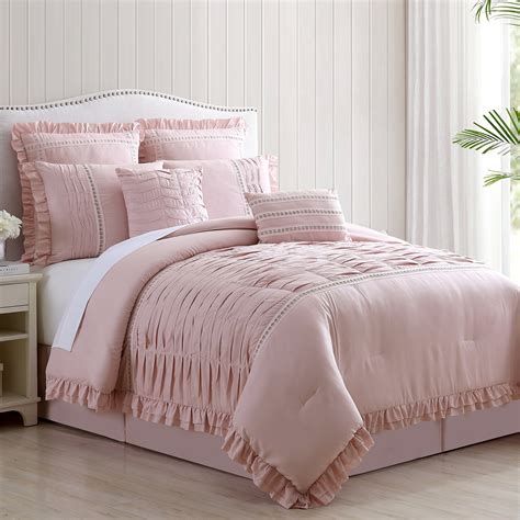 Modern Threads 8 Piece Comforter Set, Antonella Mauve, Queen - Walmart.com