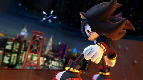 Shadow the Hedgehog: Night City HD Wallpaper