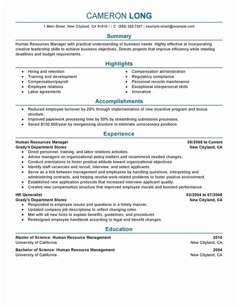 17+ Regional human resources manager resume sample For Your Needs