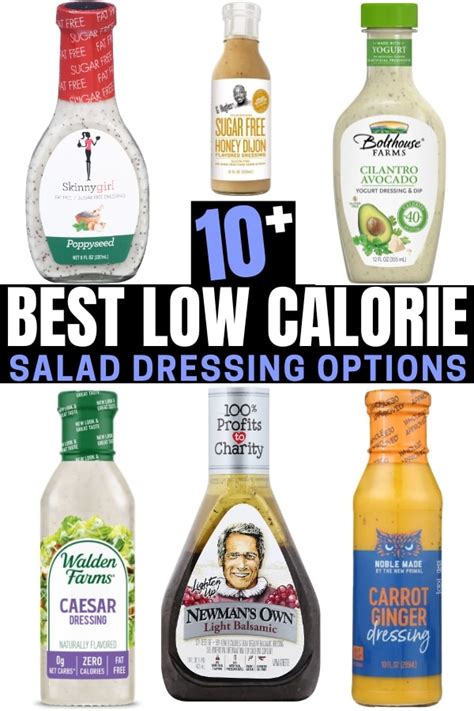 15 BEST Low Calorie Salad Dressing Options For Weight Loss