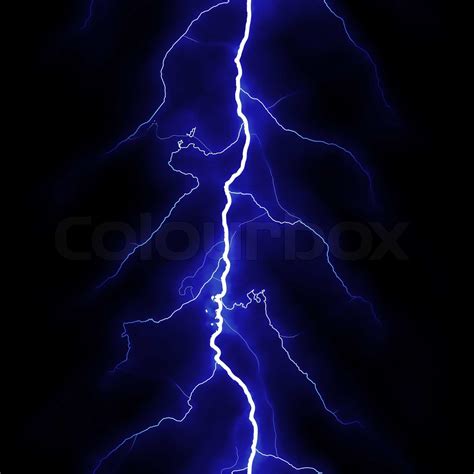 Electric lighting background blue | Stock image | Colourbox