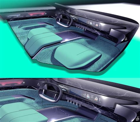 INTERIOR TRAINING ROOM 2.0 on Behance Car Interior Sketch, Car Interior Design, Automotive ...