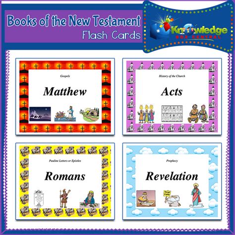 Books of the New Testament Flash Cards – Knowledge Box Central