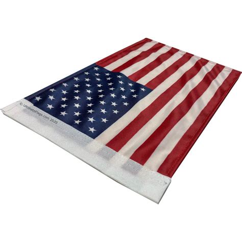 USA Flag 8 x 12 Inch American Flag with Sleeve (Double Sided)