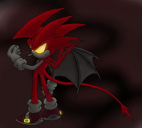 Demon Sonic by Sweecrue on DeviantArt