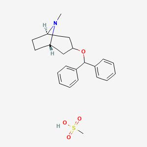 Benztropine mesylate | C22H29NO4S | CID 3246155 - PubChem