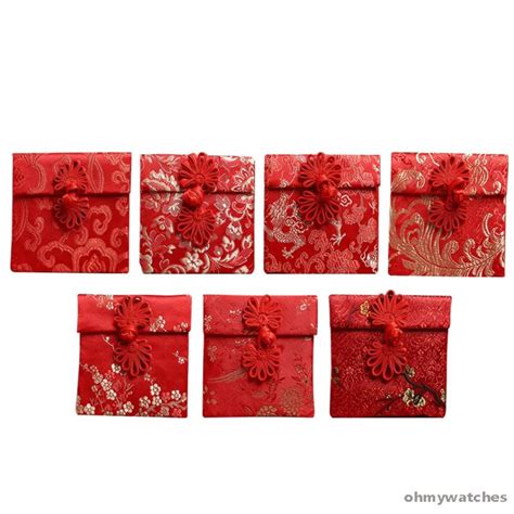 ampao money envelop 2024 Chinese New Year Red Envelopes Cloth Art Brocade Red Packet Money ...