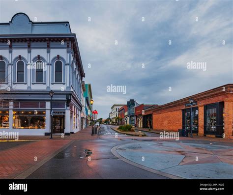 Historic Eureka California downtown with old buildings Stock Photo - Alamy