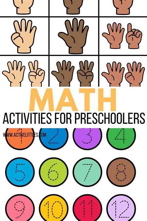 Math Activities for Preschoolers - Active Littles