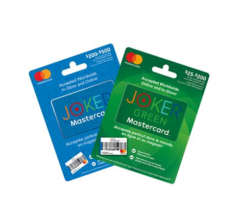 Joker Prepaid Mastercard - Canada’s Prepaid Card to shop, pay or play ...