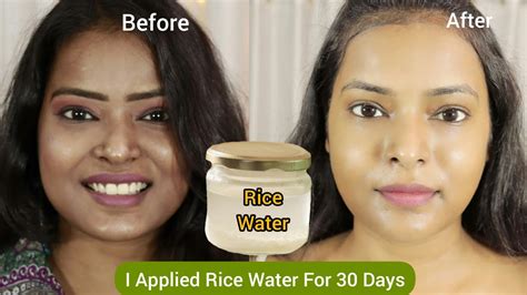 OMG I used Only Rice Water For 30 Days This Happened |Rice Water For ...