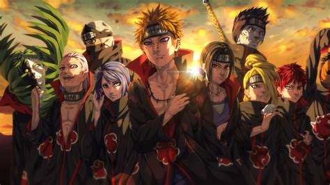 3840x2160 Resolution Akatsuki Organization Anime 4K Wallpaper ...