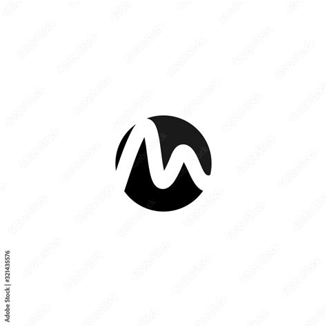 M circle logo icon design template elements Stock Vector | Adobe Stock