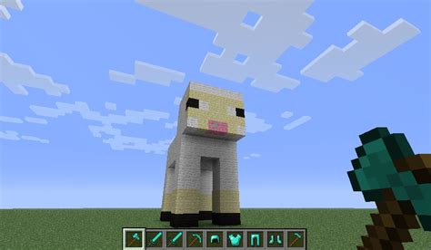 Sheep statue Minecraft Map