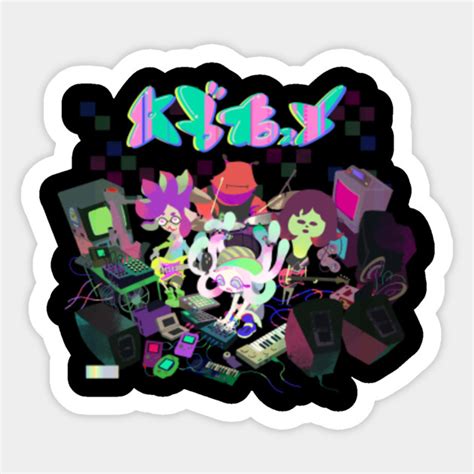 Chirpy Chips Band - Splatoon - Sticker | TeePublic