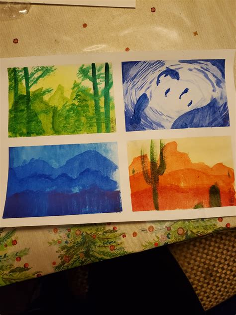 First watercolor trial at beginner level : r/watercolor101