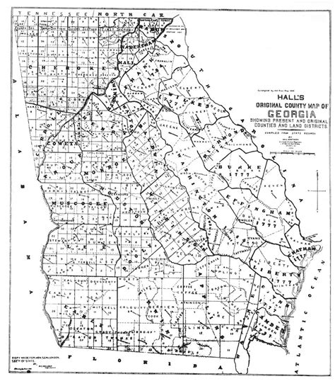 OLD MAPS OF GEORGIA AND JASPER COUNTY