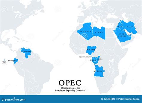 Opec Member Countries Map