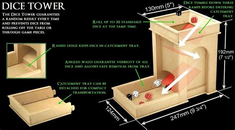 dice tower plans | CNC Miniature Scenery - Dice Tower from $29.75 FREE ...