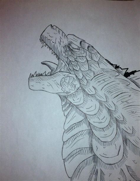 Godzilla 2014 Line Drawing by svod3 on DeviantArt