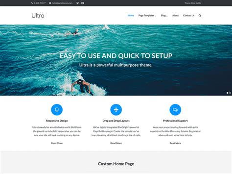 Download Free Ultra Wordpress theme - JustFreeWPThemes