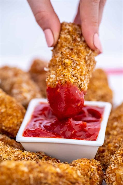 Easy Baked Crispy Oven Baked Chicken Tenders - S&SM