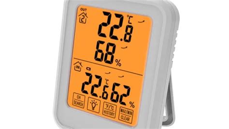 Wireless Thermometer Outdoor Indoor Thermometers For Patio Garden ...