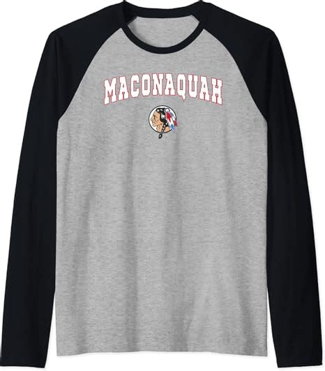 Amazon.com: Maconaquah High School Braves Raglan Baseball Tee : Clothing, Shoes & Jewelry