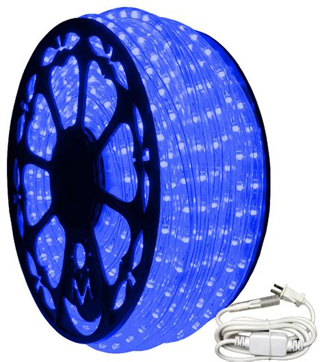 120V Dimmable LED Blue Rope Light Kit, 513PRO Series - Contemporary - Outdoor Rope And String ...