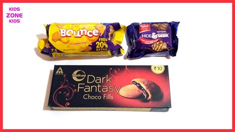 dark fantasy choco fills, parle hide and seek, sunfeast biscuits Review - YouTube