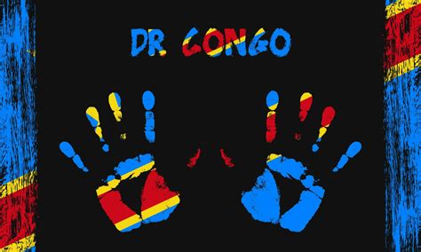 Vector flag of DR Congo with a palm 23813271 Vector Art at Vecteezy