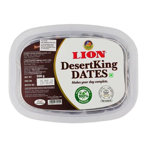 Lion Dates Desert King (500 gms) – Selvi Store