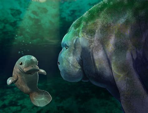 Baby Manatee by PeteYong on DeviantArt