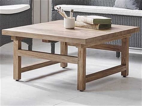 Sika Indoor Teak 31'' Wide Square Coffee Table | SKA9468D