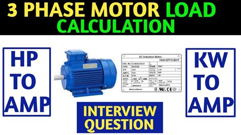 3 Phase Motor Hp To Kw Calculator | Bakemotor.org