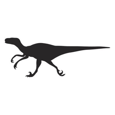 Velociraptor silhouette - Transparent PNG & SVG vector file