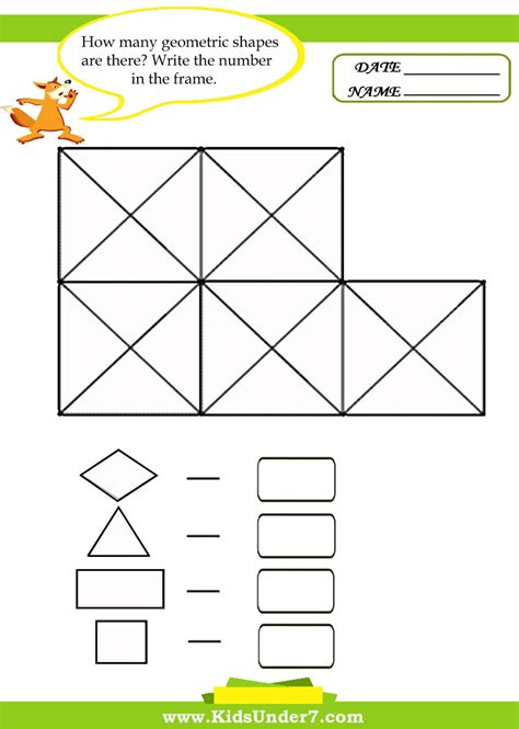 Geomtry Worksheets