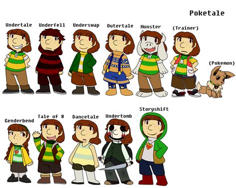 [Undertale] Chara AUs by poi-rozen on DeviantArt