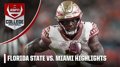 Florida State Seminoles vs. Miami Hurricanes | Full Game Highlights ...