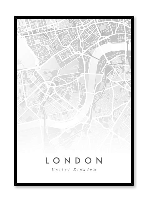 London Map | Shop Posters & Prints Online at Opposite Wall