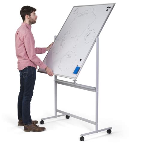 Whiteboard on Wheels | Locking Casters