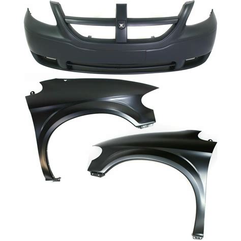 NEW Front Bumper Cover Kit w/ Fenders for 2005-2007 Dodge Grand Caravan | eBay