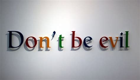 Google Drops "Don't Be Evil" Motto From Its Code Of Conduct