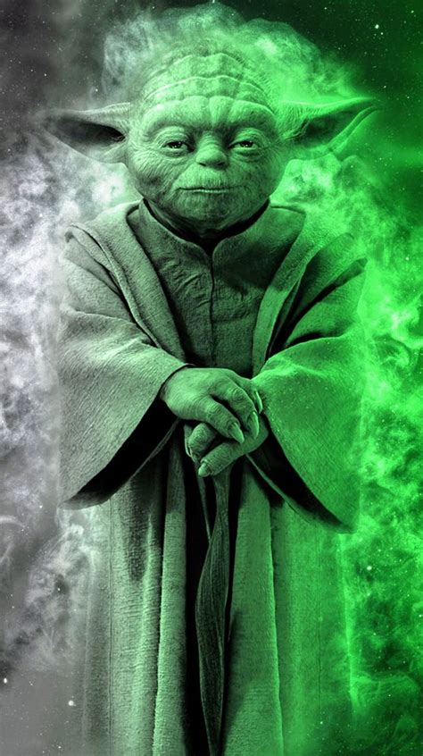 Cool looking artwork of Jedi Master Yoda. #starwars #yoda #jediknight # ...