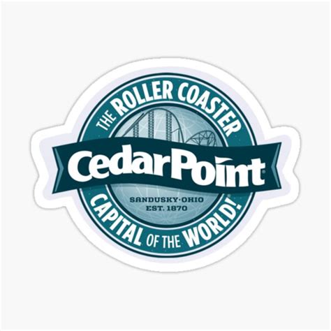 "Cedar Point logo" Sticker for Sale by gamerpeach | Redbubble