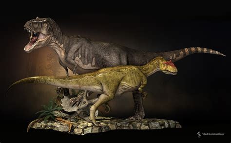 T-Rex compared to Allosaurus by Swordlord3d on DeviantArt