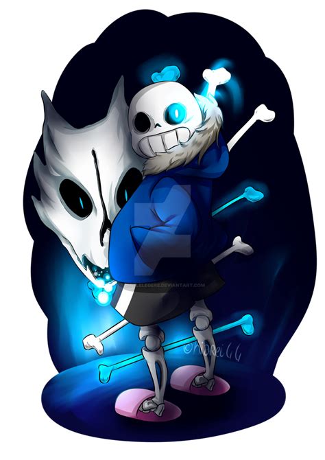 Genocide Sans by LittleLeGere on DeviantArt