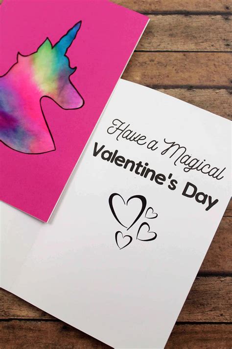 Unicorn Valentine Cards A Fun Activity! · The Inspiration Edit