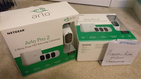 [USA - MD] [H] Netgear Arlo Pro 2 wireless camera kit (3 cameras, 1 base) x2 [W] Paypal ...