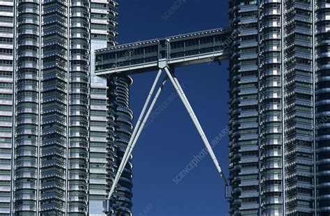 Petronas Towers skybridge, Kuala Lumpur - Stock Image - C010/3169 ...